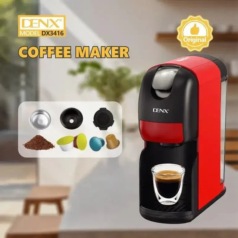Denx - 3-in-1 Capsule Coffee Maker